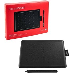 Wacom One by CTL-472 Tableta gráfica - 2540 lpi - Cable - Negro, Rojo - 152mm x 95mm Active Area - 2048 Nivel de presión -