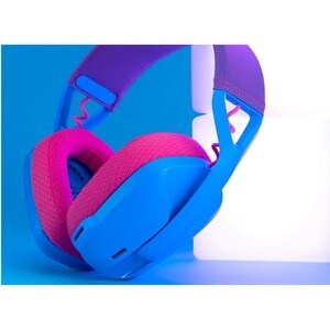 Cuffie da gaming Logitech G G435 Wireless Over-the-head Stereo - Blu, Lampone - Binaural - Circumaurale - 1000 cm - Blueto