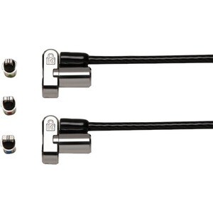 Kensington Universal Cable Lock For Notebook, Monitor, Docking Station - 1.80 m Cable - Keyed Lock - Plastic, Carbon Steel
