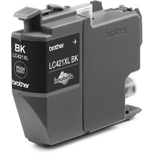Brother LC421XLBK Original High Yield Inkjet Ink Cartridge - Black - 1 Pack - 500 Pages
