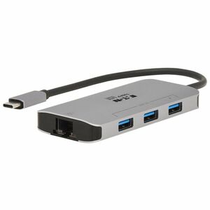 Eaton Tripp Lite Series 3-Port USB-C Hub - USB 3.x (5Gbps) Hub Ports, Gigabit Ethernet, Thunderbolt 3, 100W PD Charging, A