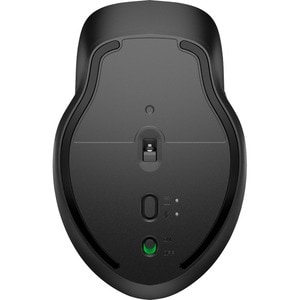 HP 435 Mouse - Bluetooth - USB Type A - 5 Button(s) - 4 Programmable Button(s) - Jack Black - Wireless - 2.40 GHz - 4000 d