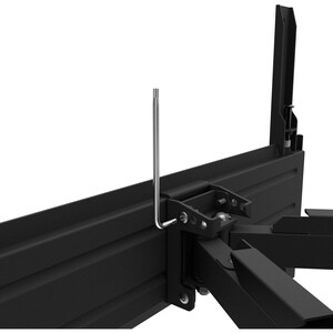 Kanto SDX600 Wall Mount for TV - Black - Height Adjustable - 1 Display(s) Supported - 37" to 65" Screen Support - 100 lb (