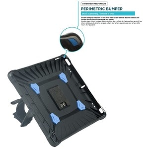 MOBILIS PROTECH Carrying Case for 26.4 cm (10.4") Samsung Galaxy Tab A7 Tablet - Black - Drop Resistant, Shock Resistant, 