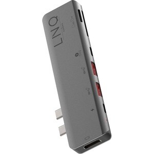 LINQ LQ48012 USB Type C Docking Station for Notebook/Tablet/Monitor - Memory Card Reader - SD, microSD - 100 W - 2 Display