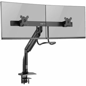 Eaton Tripp Lite Series Safe-IT Precision-Placement Dual-Display Desk Clamp or Grommet with Antimicrobial Tape for 17˘ to 