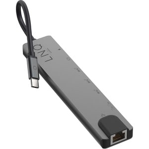 Estación de acoplamiento LINQ USB Tipo C - Lector de tarjeta memoria - SD, microSD (TransFlash) - 100 W - Negro - 1 Pantal