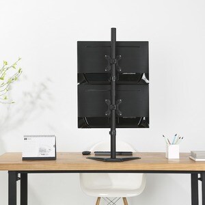 V7 DS1FSDS Suporte do monitor - 25,4 cm (10") para 68,6 cm (27") Suporte de ecrã - 15,80 kg Capacidade de carga - 90,4 cm 