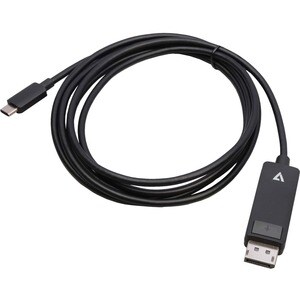 V7 V7USBCDP14-2M 2.01 m DisplayPort/USB-C Cabo A/V - Cable for Dispositivo áudio/vídeo, Monitor, Computador secretária, No
