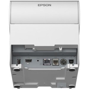 Epson TM-T88VII Direct Thermal Printer - Monochrome - Wall Mount - Receipt Print - Ethernet - USB - USB Host - Serial - EU
