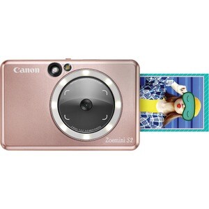 Canon Zoemini S2 8 Megapixel Compact Camera - Rose Gold - CMOS Sensor