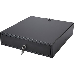 Adesso MRP-13CD Cash Drawer - 4 Bill - 5 Coin - 2 Media Slot - 3 Lock Position - Steel - 82.6 mm Height x 330.2 mm Width x