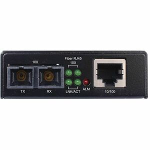 Eaton Tripp Lite Series Hardened Copper to Fiber Media Converter - 10/100 Mbps, RJ45/SC Multimode, -10° to 60°C, 2 km (1.2