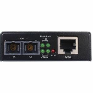 Eaton Tripp Lite Series Hardened Copper to Fiber Media Converter - 10/100 Mbps, RJ45/SC Singlemode, -10° to 60°C, 30 km (1