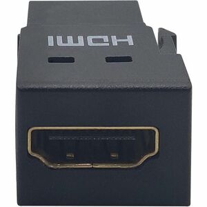 Eaton Tripp Lite Series HDMI Keystone/Panel-Mount Coupler (F/F) - 8K 60 Hz, Black, TAA - 7680 x 4320 Supported - Gold Conn