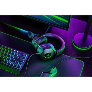 Razer Kraken V3 HyperSense Wired USB Gaming Headset with Haptic Technology - Stereo - USB Type A - Wired - 32 Ohm - 20 Hz 