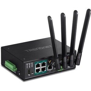 TRENDnet TI-WP100 Wi-Fi 5 IEEE 802.11ac Ethernet Wireless Router - TAA Compliant - Dual Band - 2.40 GHz ISM Band - 5 GHz U