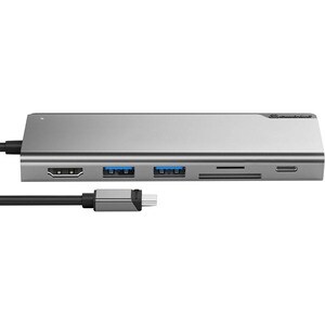 Alogic USB-C Ultra Dock UNI Gen 2 - for Notebook/Tablet/Smartphone - Memory Card Reader - SD - 100 W - USB Type C - 4K - 3