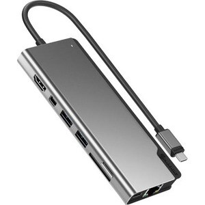 Alogic Ultra Dock PLUS Gen 2 USB Type C Docking Station for Monitor, Workstation - 100 W - Space Gray - 2 Displays Support