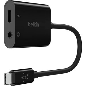 Belkin Rockstar Mini-Phone/USB-C Audio-/Datenübertragungskabel - Cable for Smartphone, Tablet, Notebook, USB Gerät, iPad, 