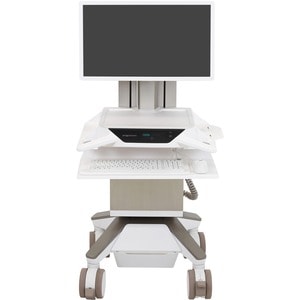 Carrello medico Ergotron CareFit - TAA Conforme - Premi/Tira Maniglia - 17 kg Capacità - 4 Casters - 127 mm Dimensione rot