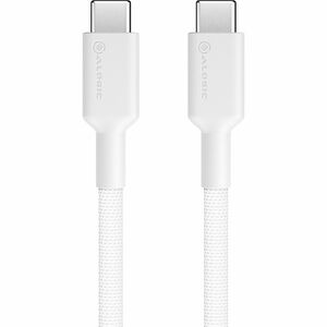 ALOGIC Elements PRO USB-C to USB-C Cable - Male to Male - 1m - USB 2.0 - 5A - 480Mbps White - 3.3 ft (1 m) USB-C Data Tran