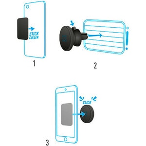 MOBILIS U.FIX Vehicle Mount for Smartphone - Black