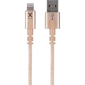 Cable de transferencia de datos Xtorm Original - 1 m Lightning/USB - para Teléfono móvil, Portátil, Tableta - Extremo Secu