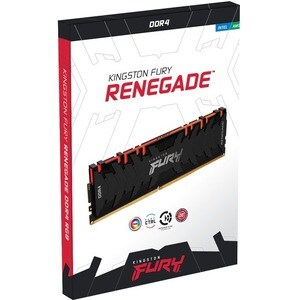 Kingston FURY Renegade RAM Module - 16 GB - DDR4-3000/PC4-24000 DDR4 SDRAM - 3000 MHz Dual-rank Memory - CL15 - 1.35 V - N