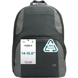 Sacoche de transport MOBILIS The One - Sac à dos Style pour 35,6 cm (14") à 39,6 cm (15,6") Ordinateur Portable - Noir - I