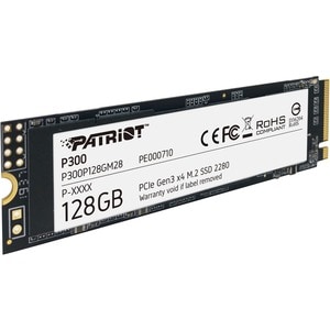 Patriot Memory P300 128 GB Solid State Drive - M.2 2280 Internal - PCI Express NVMe (PCI Express NVMe 3.0 x4) - Notebook, 