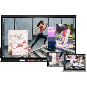 SMART Board 6086S-V3 Pro Interactive Display with iQ - 86" LCD - 6 GB - InGlass - Touchscreen - 16:9 Aspect Ratio - 3840 x