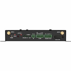 Crestron AirMedia AM-3200-WF-I Audio/Video Switchbox - Cable - 3840 x 2160 - 4 Display - Display, Notebook, Smartphone, Ta