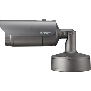 Cámara de red Hanwha Techwin XNO-8082R 6Megapíxel Interior/Exterior HD - Color, Monocromo - Bala - Gris Oscuro - 40m Visió