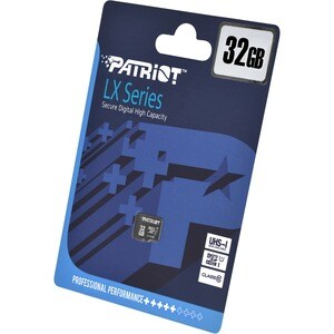 Patriot Memory 32 GB Class 10/UHS-I (U1) microSDHC - 1 - 80 MB/s Read