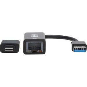 Tripp Lite series U336-000-GB-CA Gigabit Ethernet Card for Notebook, Mac, Computer - 10/100/1000Base-T - Portable - Black 