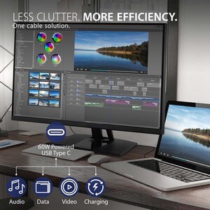 ViewSonic ColorPro VP3256-4K 32" Class 4K UHD LED Monitor - 16:9 - Black - 80 cm (31.5") Viewable - In-plane Switching (IP