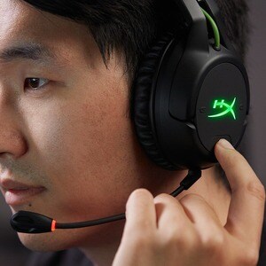 HyperX CloudX Flight - Wireless Gaming Headset (Black-Green) - Xbox - Stereo - Wireless - Over-the-ear - Binaural - Ear-cu