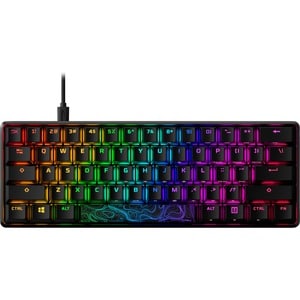 HyperX Alloy Origins 60 - Mechanical Gaming Keyboard - HX Red (US Layout) - Cable Connectivity - USB Type C Interface - RG