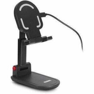 Urban Factory Powee Induction Charger - For Smartphone - 9 V DC Input - 2.10 A - Input connectors: USB - Foldable, Adjusta