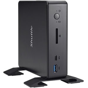 Shuttle XPC nano NC10U Desktop Computer - Intel Celeron 4205U - 8 GB - Black - Intel Chip - Intel UHD Graphics 610 DDR4 SD