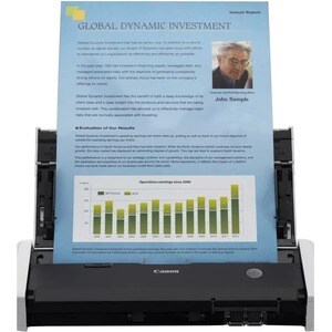 Canon imageFORMULA R10 Sheetfed Scanner - 600 dpi Optical - 12 ppm (Mono) - 9 ppm (Color) - Duplex Scanning - USB