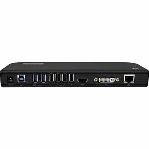 V7 UDDS2 USB 3.0 Estação de ancoragem - Preto - 2K, QHD - 2560 x 1440, 2048 x 1152 - 6 x Portas USB - 4 x USB 2.0 - 2 x US