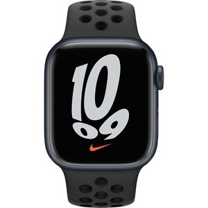 Apple 可调节 智能表带 - 正常 - 扣针式 Attachment - 炭黑/黑色 - 氟橡胶