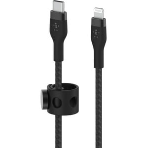 Belkin BoostCharge Pro Flex 2,99 m Lightning/USB-C Datentransferkabel - Cable for iPhone, iPad, iPod, iPad Air, iPad Pro, 
