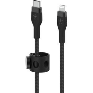 Belkin BoostCharge Pro Flex 2,99 m Lightning/USB-C Datentransferkabel - Cable for iPhone, iPad, iPod, iPad Air, iPad Pro, 
