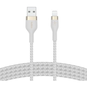 Belkin BoostCharge Pro Flex 2,99 m Lightning/USB Datentransferkabel - Cable for iPhone, iPad, iPod, iPad Pro, iPad Air, iP