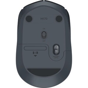 Logitech M171 鼠标 - 无线电频率 - USB - 光学 - 3 按钮 - 黑 - 无线 - 2.40 GHz - 1000 dpi - 滚轮 - 对称