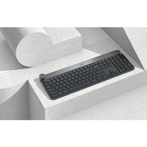 Logitech Craft 键盘 - 无线 连接 - USB 接口 - 蓝牙 - 10 m - PC, Mac