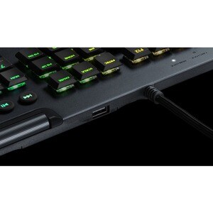 Logitech G G813 游戏键盘 - 电缆 连接 - USB 接口 - 英文 - 黑 - 机械 按键开关 - G 键, 可调亮度, 轮廓, 游戏模式, 多媒体, 音量控制 热键 - PC, Mac